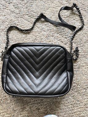 Made in Italy Vera Pelle Quilted Crossbody Bag - Women's Shoulder Bag